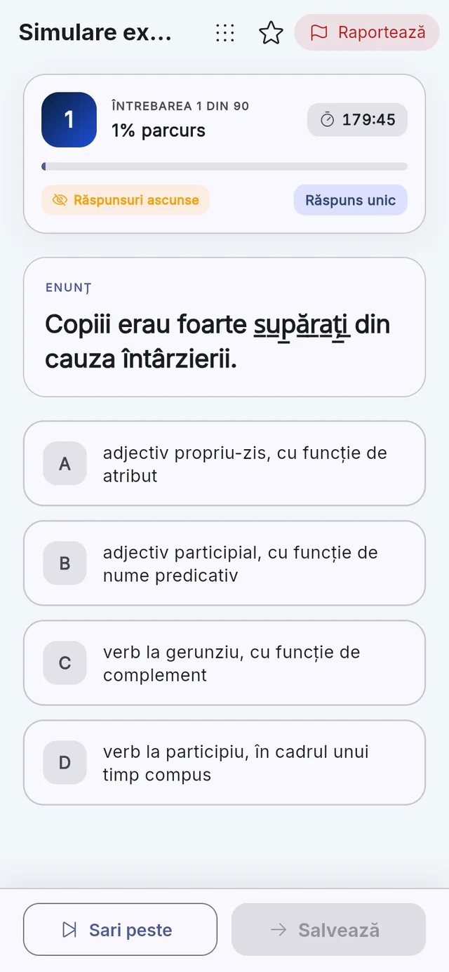 Ecranul Simulare din GrileMAI